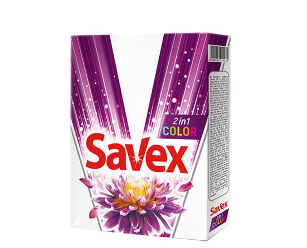 Savex სარეცხი ფხვნილი 2-1ში ფერადი